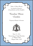 Caduceus Dental Symbol Graduation Announcement or Invitation