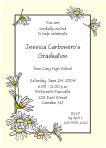 Daisies Graduation Invitatiion