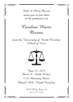 Scale of Justice Symbol Graduation Announcement or Invitation