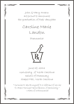 Pharmacist Mortar Pestle Symbol Graduation Announcement