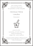Pharmacist Mortar Pestle Symbol Graduation Announcement