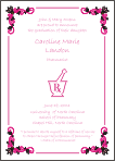 Pharmacist Mortar Pestle Symbol Graduation Announcement