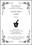 Pharmacist Mortar Pestle Symbol Graduation Announcement