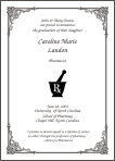 Pharmacist Mortar Pestle Symbol Graduation Announcement