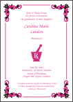 Pharmacist Mortar Pestle Symbol Graduation Announcement