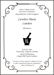 Pharmacist Mortar Pestle Symbol Graduation Announcement