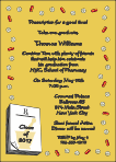 Pills and Capsules Graduation Party Invitation
