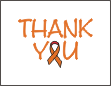 Leukemia & Kidney Cancer Awareness Thank You Card