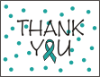 Cervical & Ovarian Awareness Thank You Card