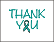 Cervical & Ovarian Awareness Thank You Card
