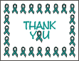 Cervical & Ovarian Awareness Thank You Card