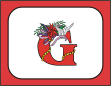 G Initial Chirstmas Holiday Note Card