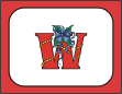 W Initial Christmas Holiday Note Card