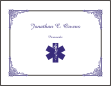 Paramedic Star of Life Graduation Note Cards