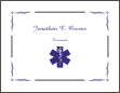 Paramedic Star of Life Graduation Note Cards