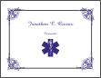 Paramedic Star of Life Graduation Note Cards
