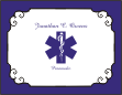 Paramedic Star of Life Graduation Note Cards