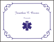 Paramedic Star of Life Graduation Note Cards