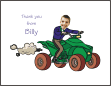 ATV Photo Thank You Card