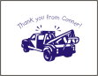 Big Trucks Thank You Card