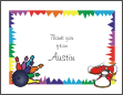 Bowling Pins Thank You Card