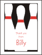 Bowling Sketch Thank You Card