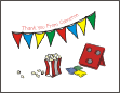 Carnival Thank You Card