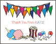 Carnival 4 Thank You Card