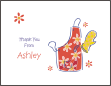 Cooking Party Thank You Card