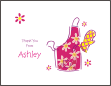 Cooking - Pink Thank You Card