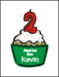 Cupcake 2 Boy Thank You Card