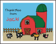 Farmyard 3 Thank You Card