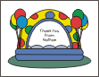 Inflatable 3 Thank You Card