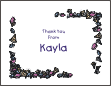 Jewels Thank You Card