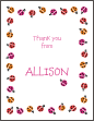 Ladybugs 1 Thank You Card