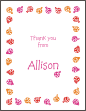 Ladybugs 2 Thank You Card