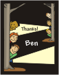 Manhunt Thank You Card