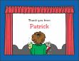Movie Theater Boy Thank You Card