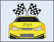 Nascar Thank You Card