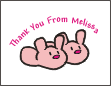 Pajama Party Girl Thank You Card