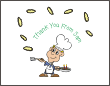 Pancake Brunch / Breakfast Thank You Card
