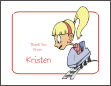 Roller Coaster Thank You Card