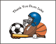 Sports Thank You Card