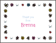 Summer Bugs & Flowers Birthday Notecards