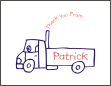 Transportation Thank You Card