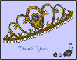 Gold Tiara Note Cards
