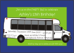 Party Bus 2 Party Invitation