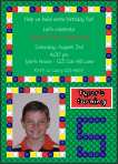 Brick Blocks / Lego Photo Invitations