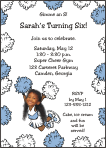 Cheeerleader Photo Invitations