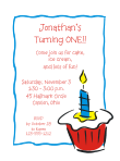 Cupcake Birthday Party Invitation